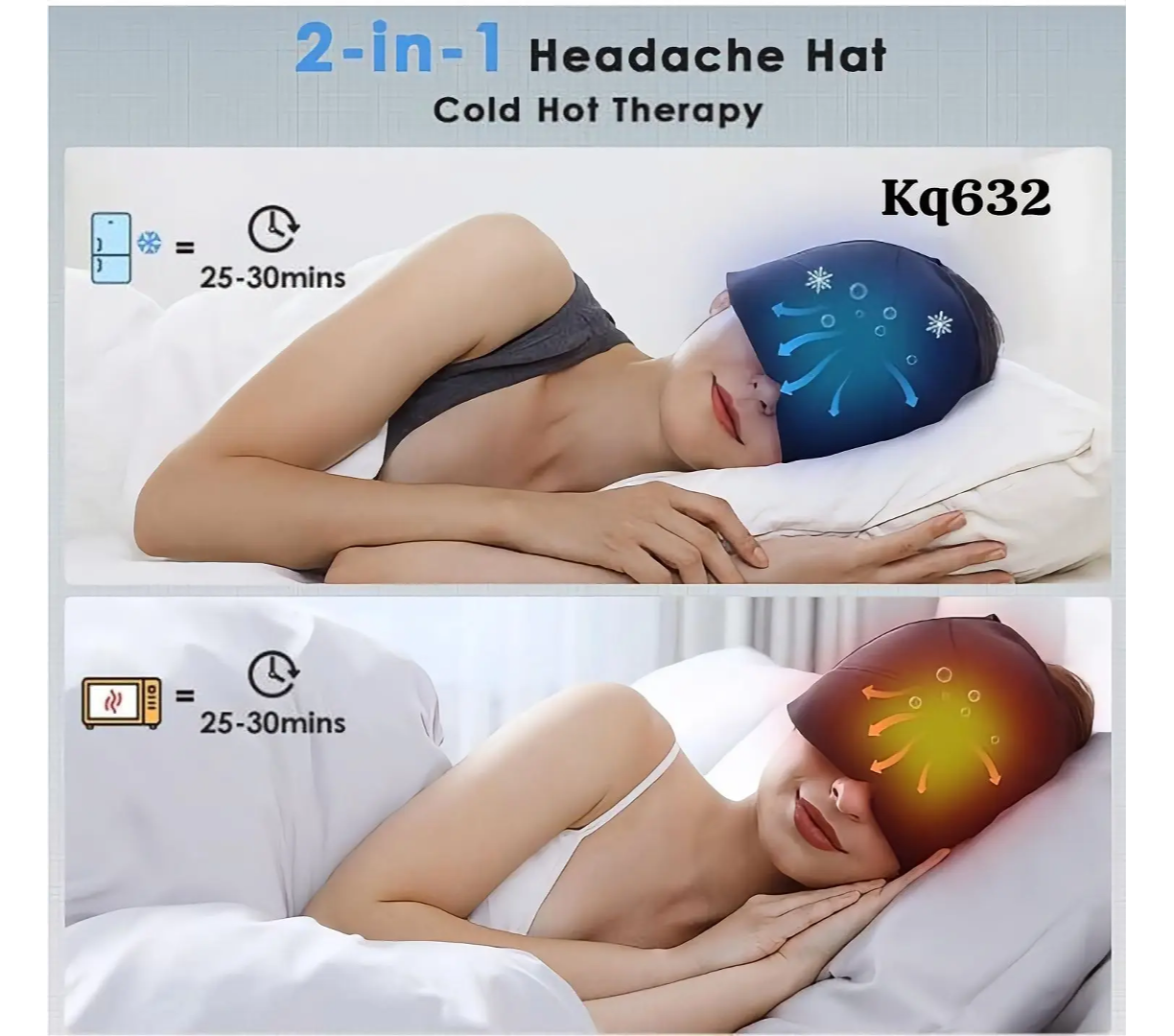 2 in 1 headache hat